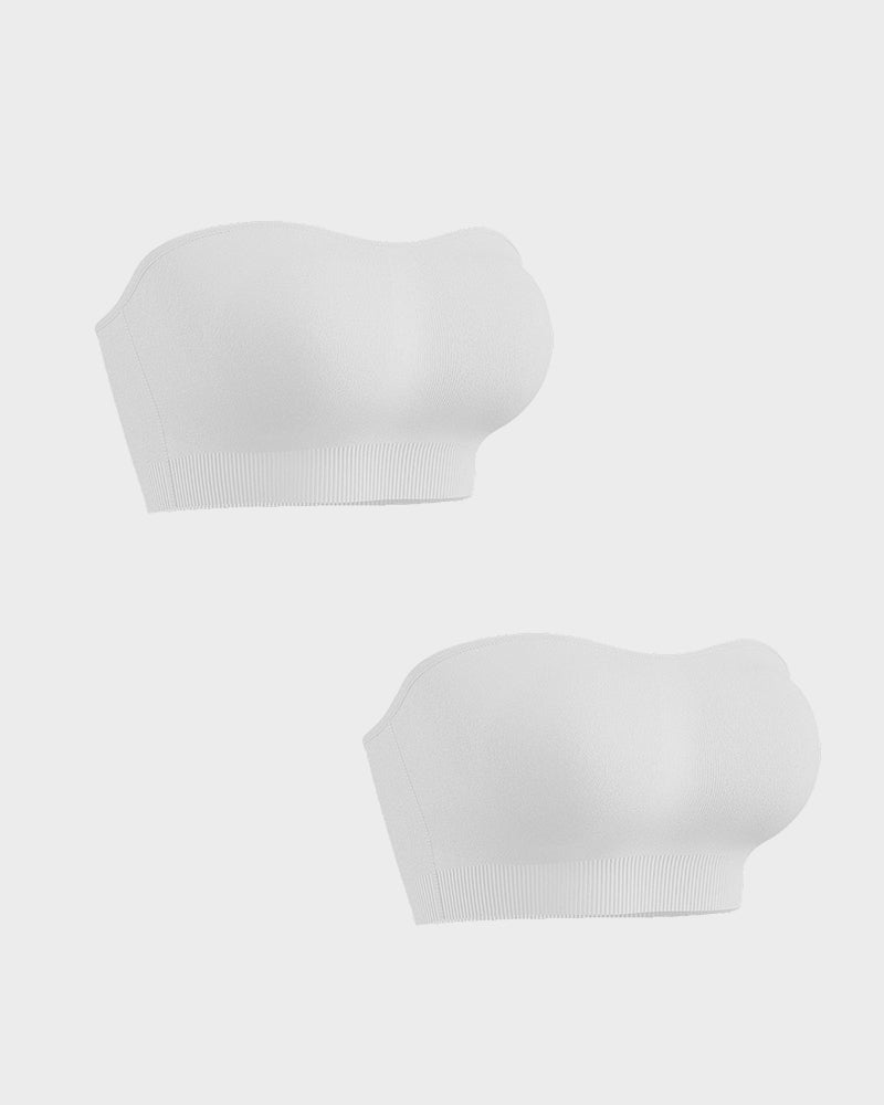 💜Non-Slip Bandeau Seamless Wireless Strapless Bra(2 PCS)