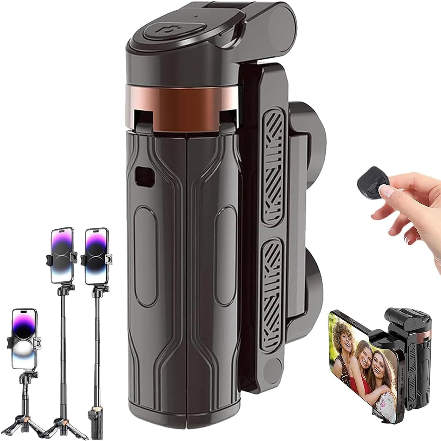 🔥🔥 Limited stock! Summer Gifts Discount -🎁 4-in-1 Multifunctional 360° Rotation Selfie Stick with Wireless Detachable Remote Control