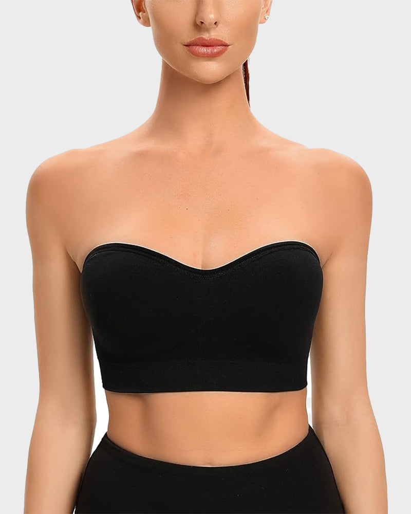 💜Non-Slip Bandeau Seamless Wireless Strapless Bra(2 PCS)