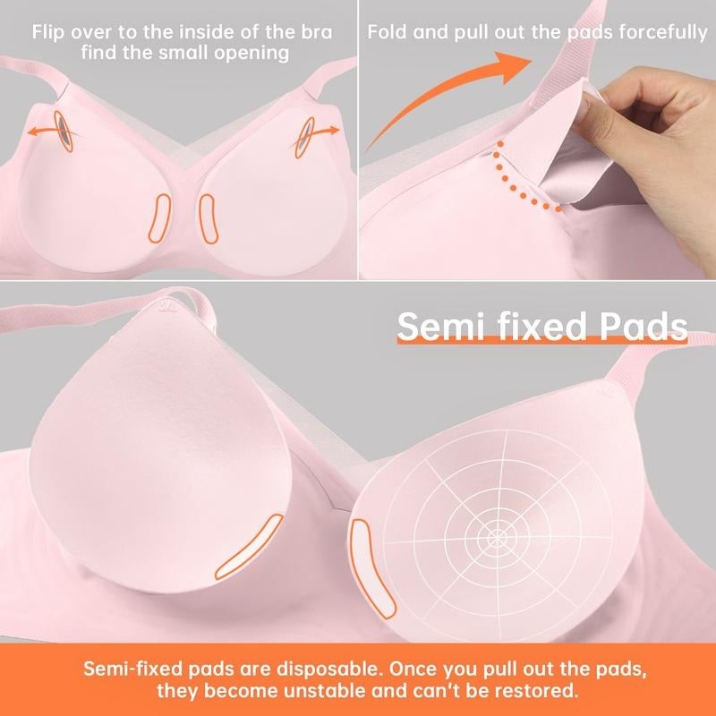 🎁Last Day 60% OFF🎉QIAWI Women Wireless V-Neck Mesh Bralette