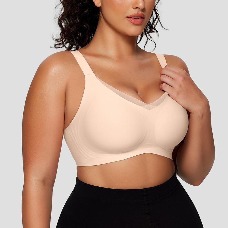 🎁Last Day 60% OFF🎉QIAWI Women Wireless V-Neck Mesh Bralette