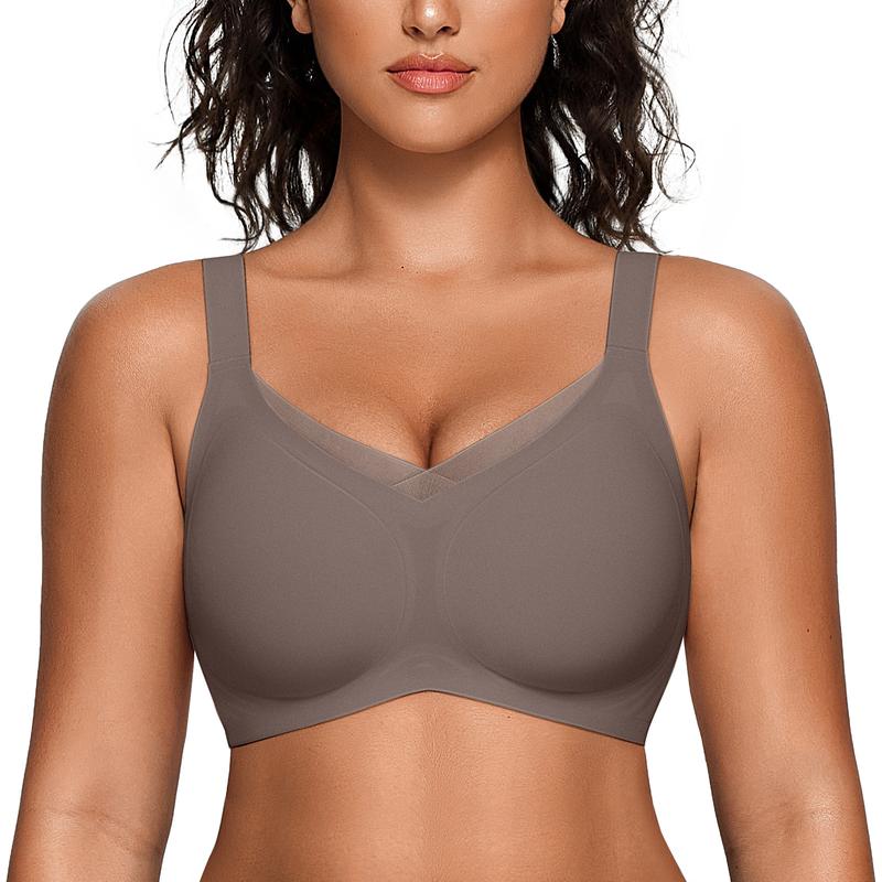 🎁Last Day 60% OFF🎉QIAWI Women Wireless V-Neck Mesh Bralette