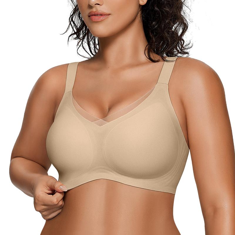 🎁Last Day 60% OFF🎉QIAWI Women Wireless V-Neck Mesh Bralette