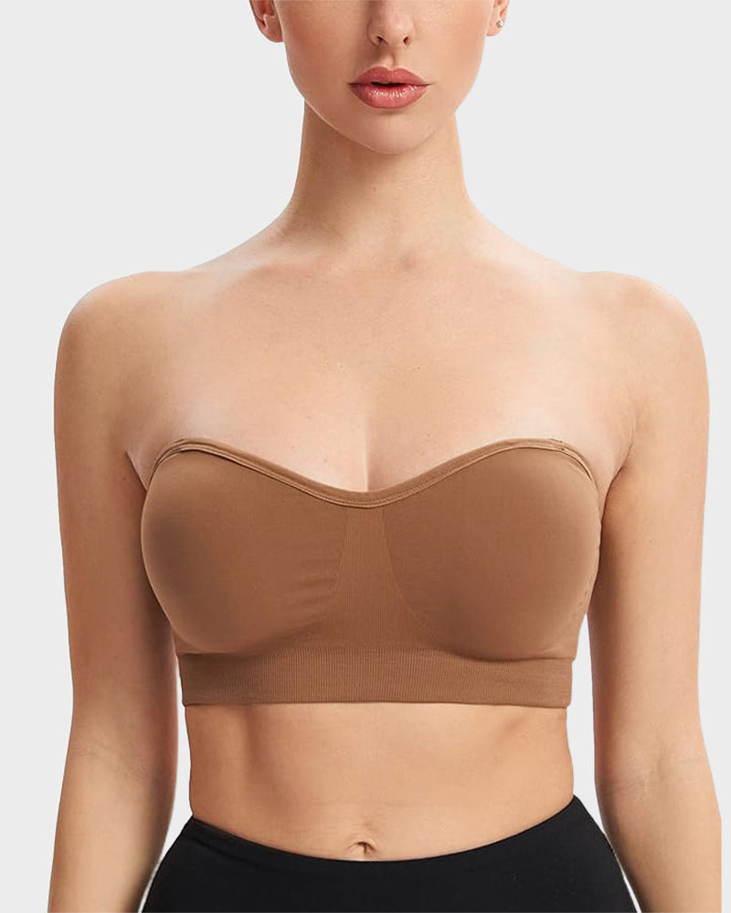 💜Non-Slip Bandeau Seamless Wireless Strapless Bra(2 PCS)