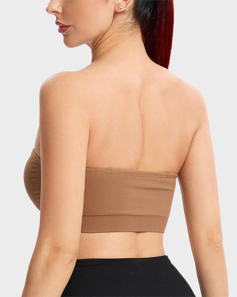 💜Non-Slip Bandeau Seamless Wireless Strapless Bra(2 PCS)