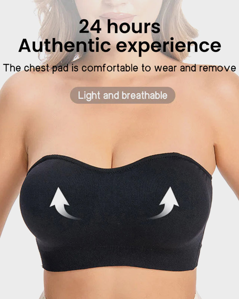 💜Non-Slip Bandeau Seamless Wireless Strapless Bra(2 PCS)