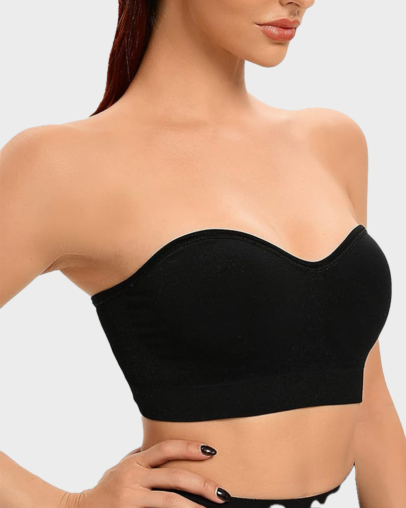 💜Non-Slip Bandeau Seamless Wireless Strapless Bra(2 PCS)