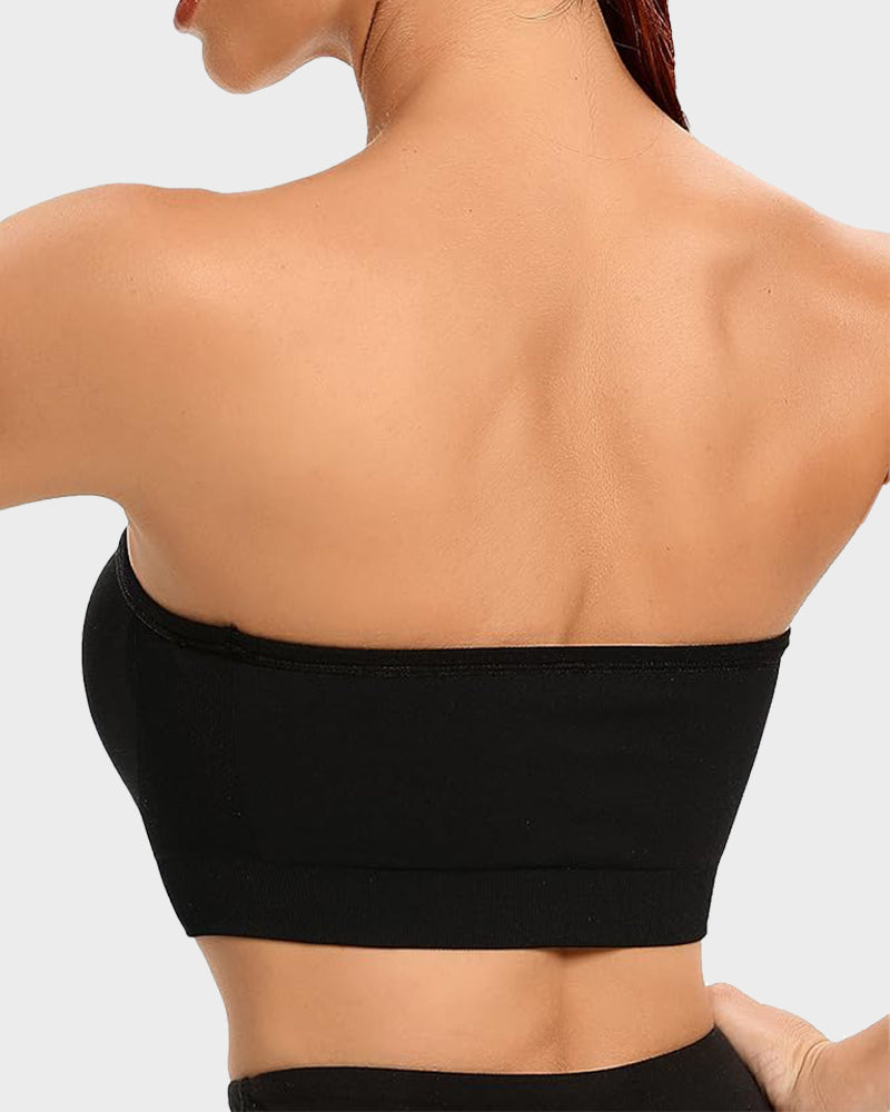 💜Non-Slip Bandeau Seamless Wireless Strapless Bra(2 PCS)