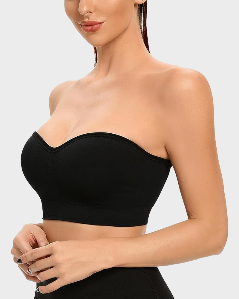 💜Non-Slip Bandeau Seamless Wireless Strapless Bra(2 PCS)