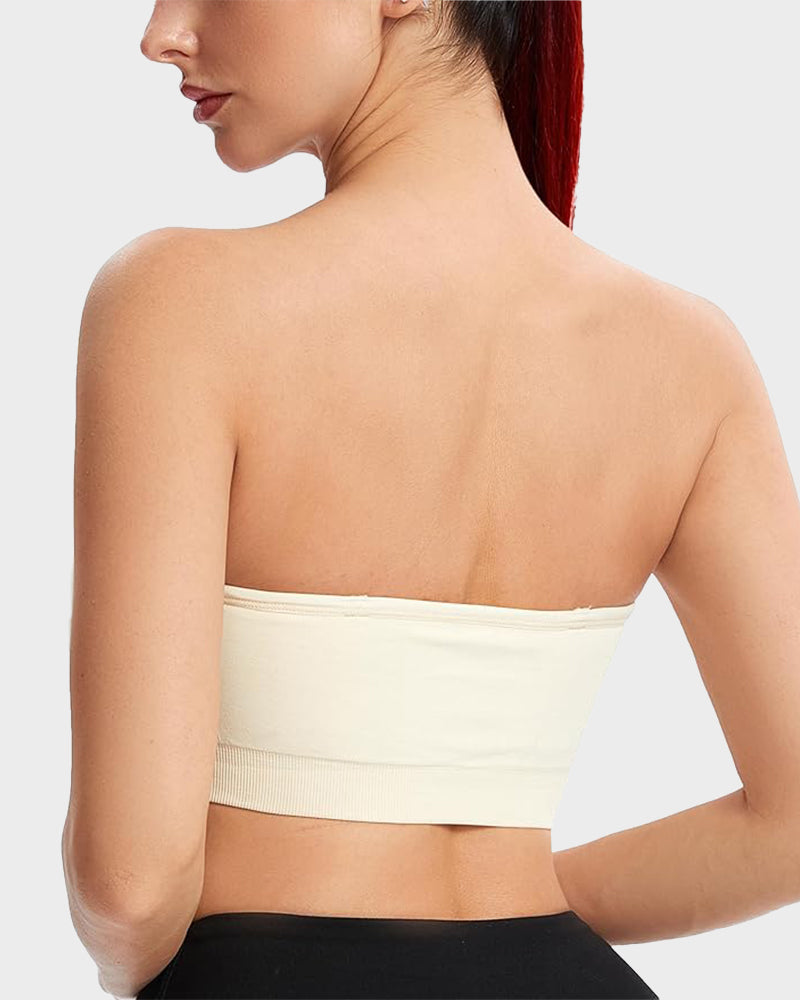 💜Non-Slip Bandeau Seamless Wireless Strapless Bra(2 PCS)